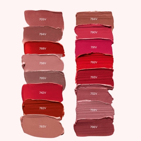 CLARINS Joli Rouge Velvet 781V Red Grape Deep Red Matte Hydrating Lipstick New - Picture 2 of 3